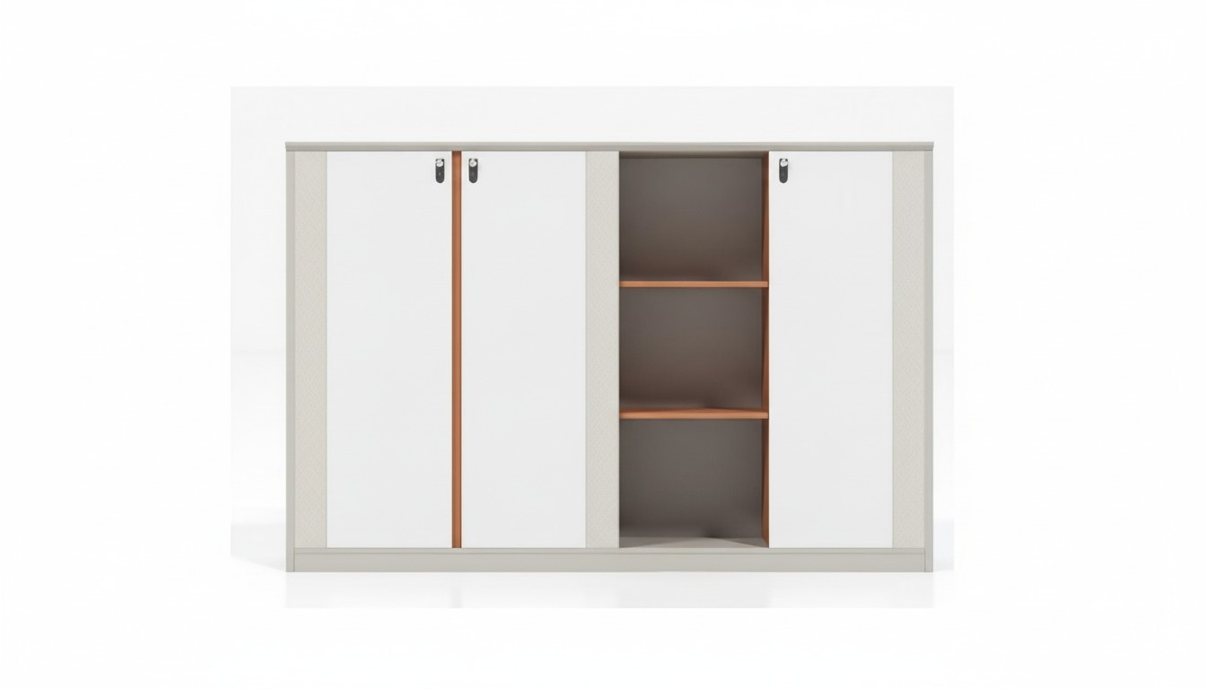 White office cabinet file cabinet document storage work cabinet office organizer