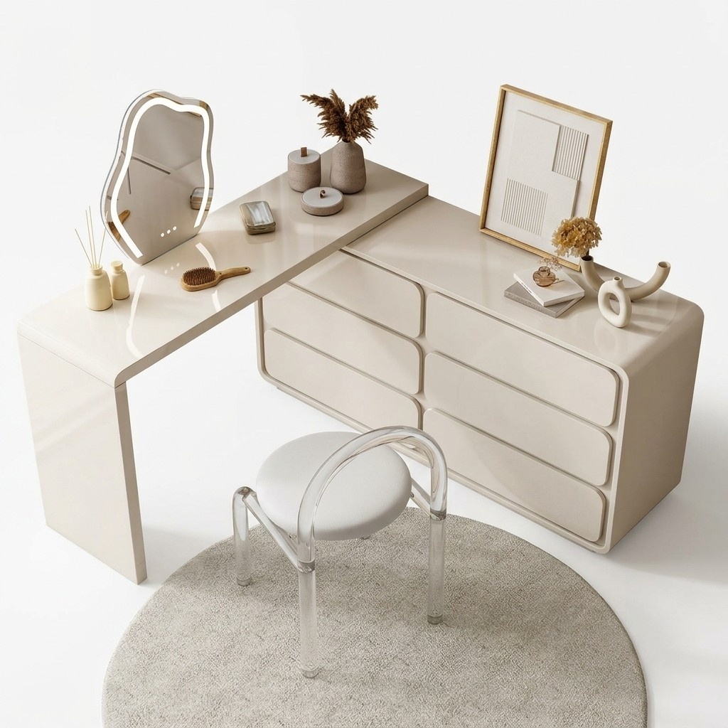 White Dressing Table Modern Dressing Table Corner Dressing Table Drawers