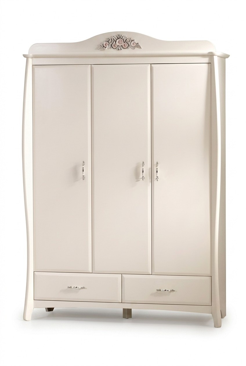 White wooden cabinet modern, elegant storage, timeless design.