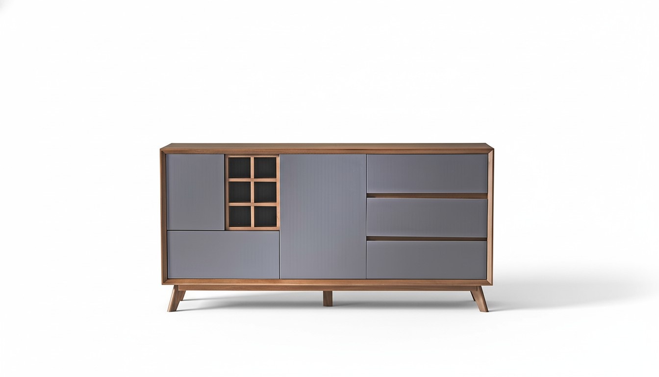 Wine Cabinet Dresser Side Low Board Chests of Drawers Shelves New