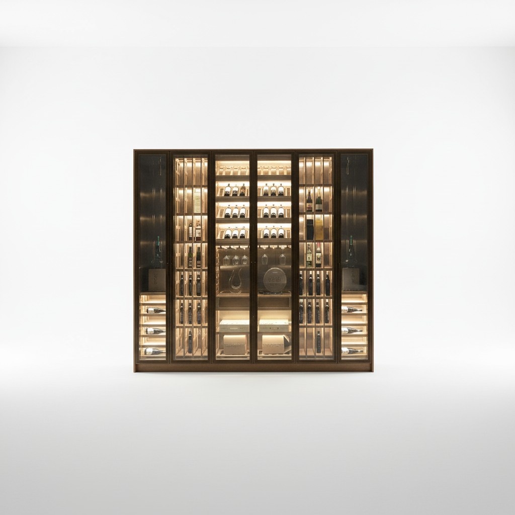 Wine cabinet display wine rack glass cabinet wine cooler bottle rack