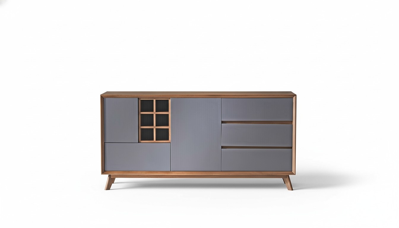 Wine Cabinet Dresser Side Low Board Chests of Drawers Shelves New