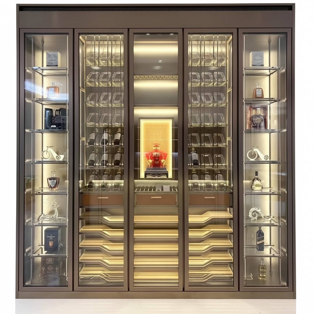 Wine cabinet wine cooler wine shelf wine furniture bottle rack wine storage device