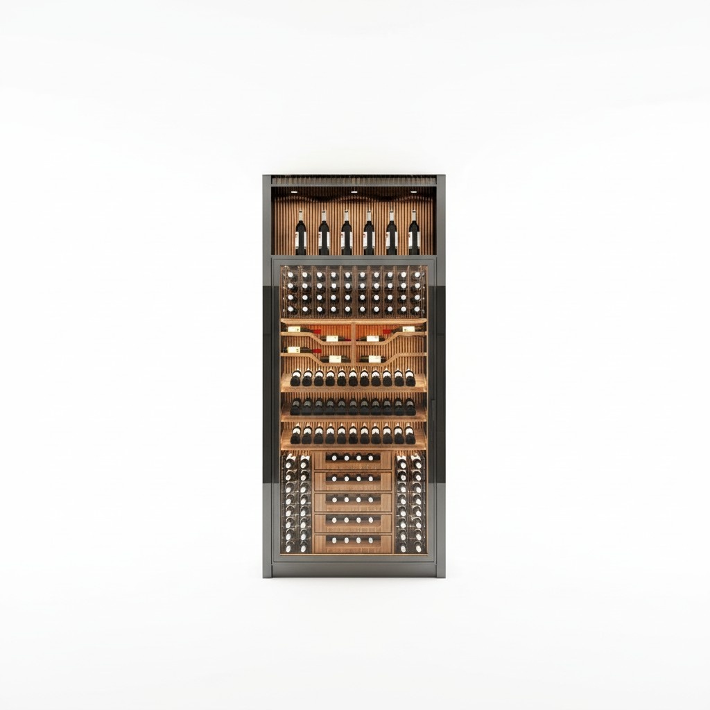 Wine cooler wine cabinet wine storage device wine cooling showcase wine furniture