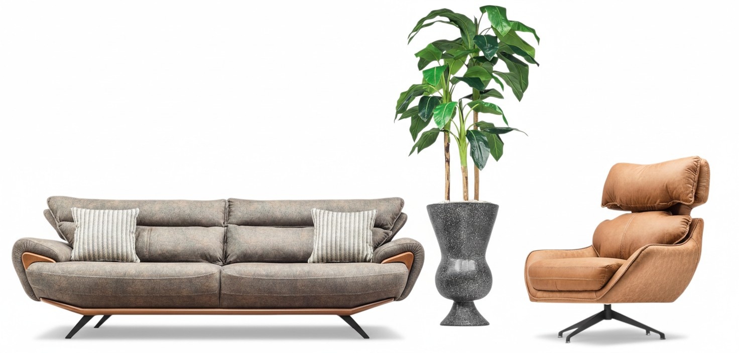 Living room sofa set lounge upholstery group seating group couch seating group 3+1