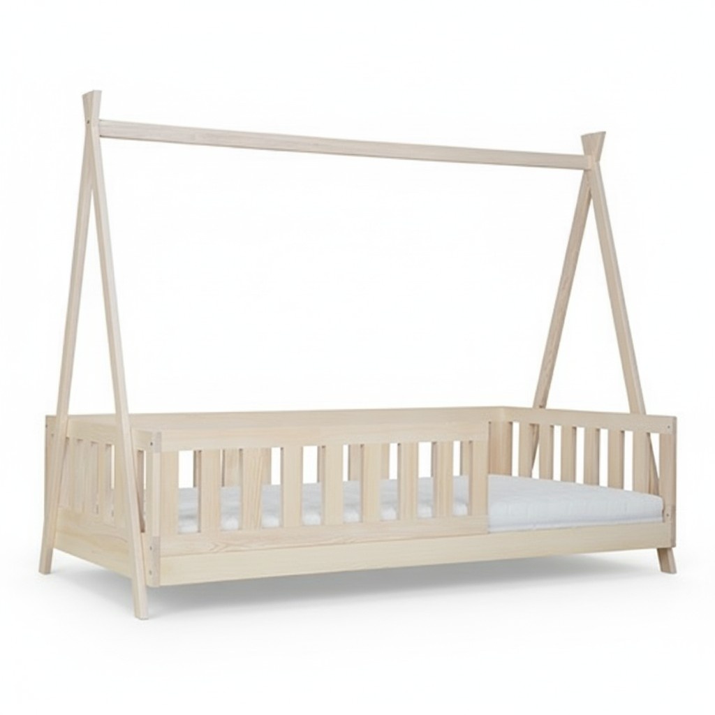 Wooden bed Real wood bed Beds canopy bed hotel 90x200 style solid furniture new