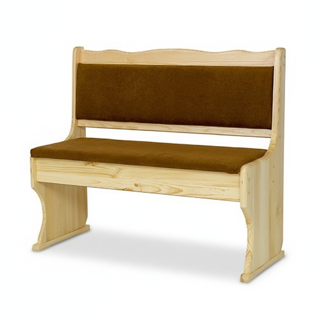 Wooden bench 100 cm Pine solid wood massive furniture kitchen bench real wood
