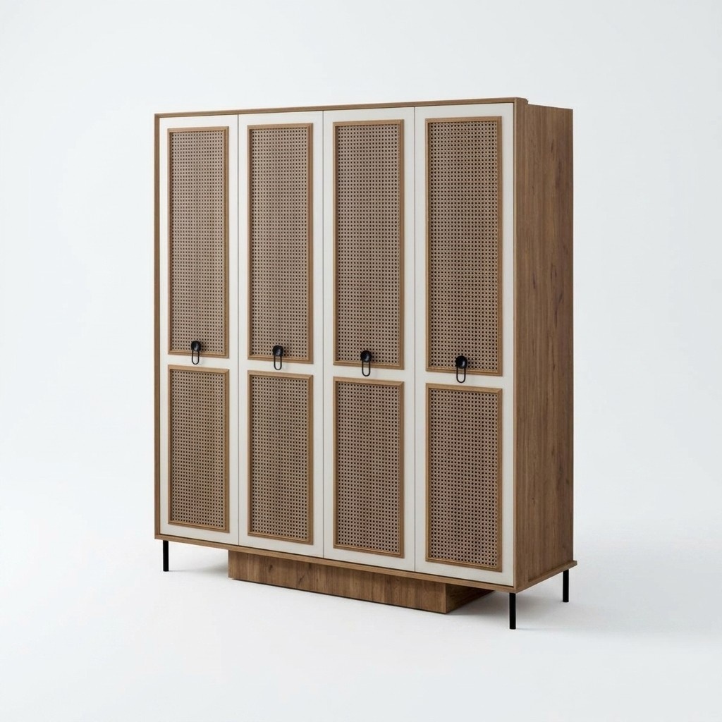 Wooden cupboard wardrobe children\'s cupboard cupboard wood brown design