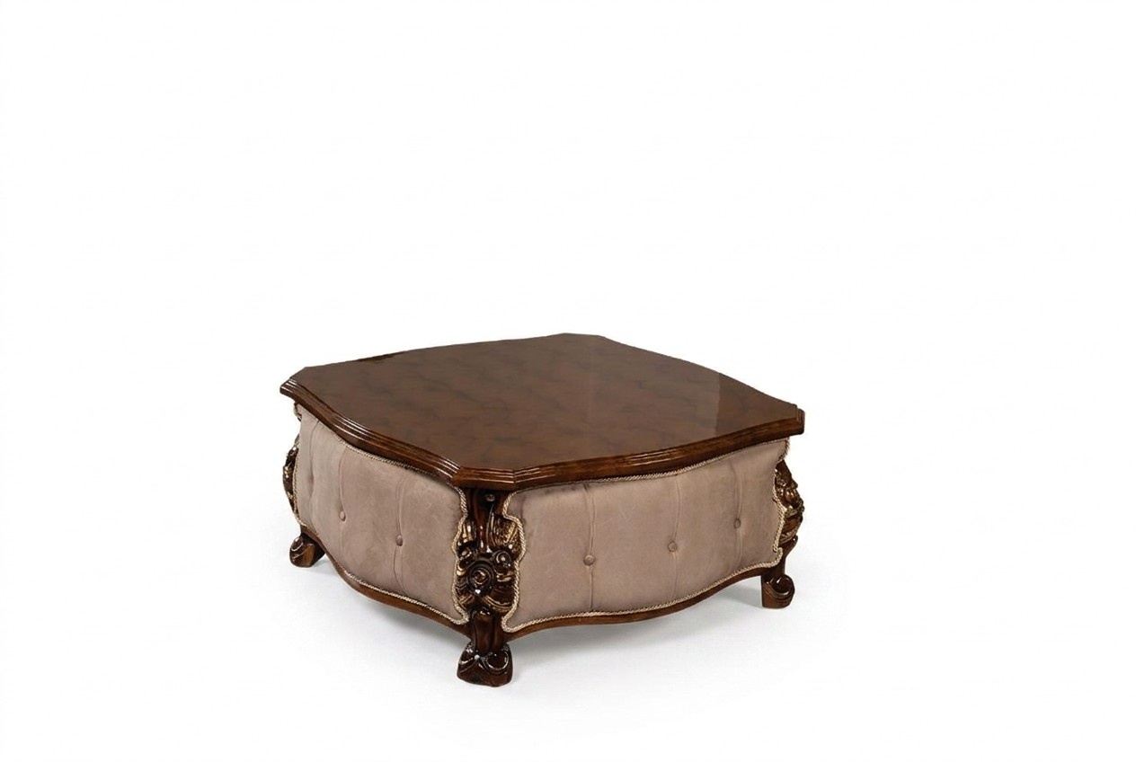 Wooden Coffee Table Classic Living Room Tables Furniture Brown Square