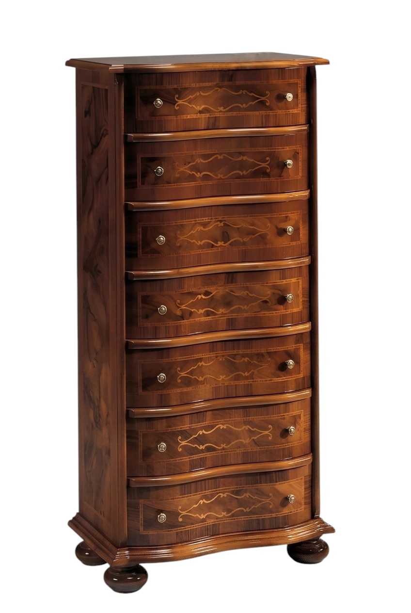 Wood Italian Style Furniture Luxury Brown Chest Of Drawers Style Baroque Antique Style New