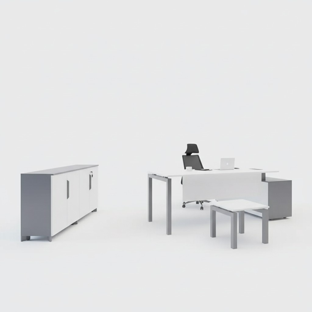 Wooden office furniture Desk Sideboard Coffee table Office furniture Modern