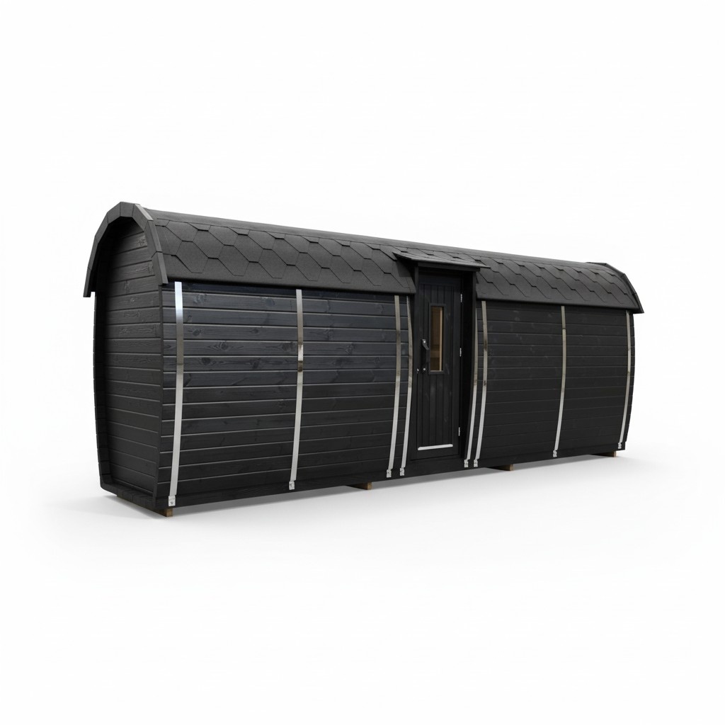 Wooden Sauna Outdoor Sauna Wood Pinewood Sauna House Panorama Room 590x230x260