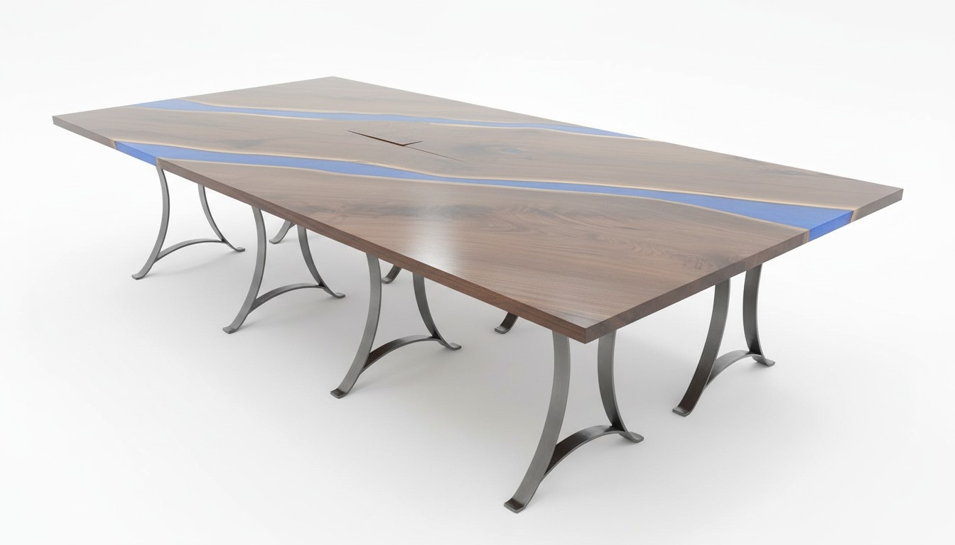 Wood table dining room epoxy resin furniture conference table epoxy resin casting resin new