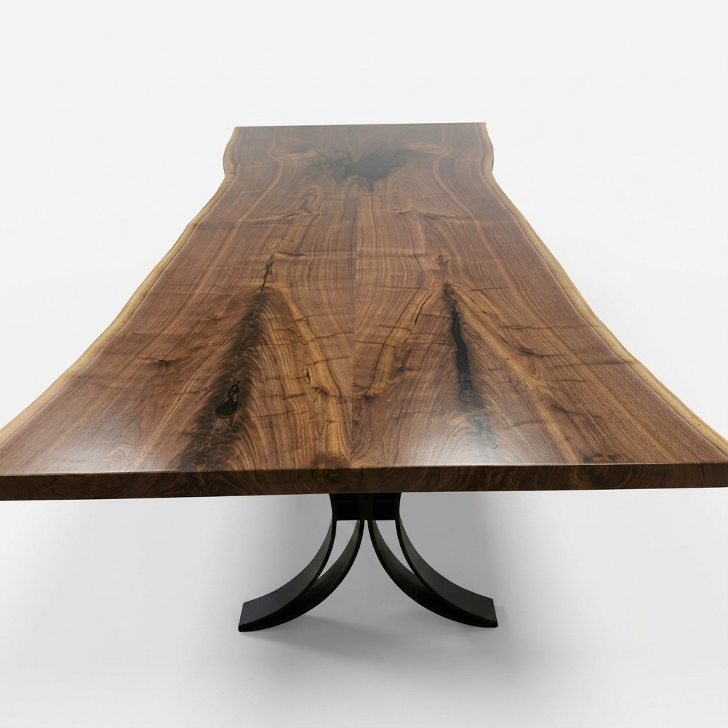 Wood table dining table Real wood designer kitchen table Massive tables 1sqm price