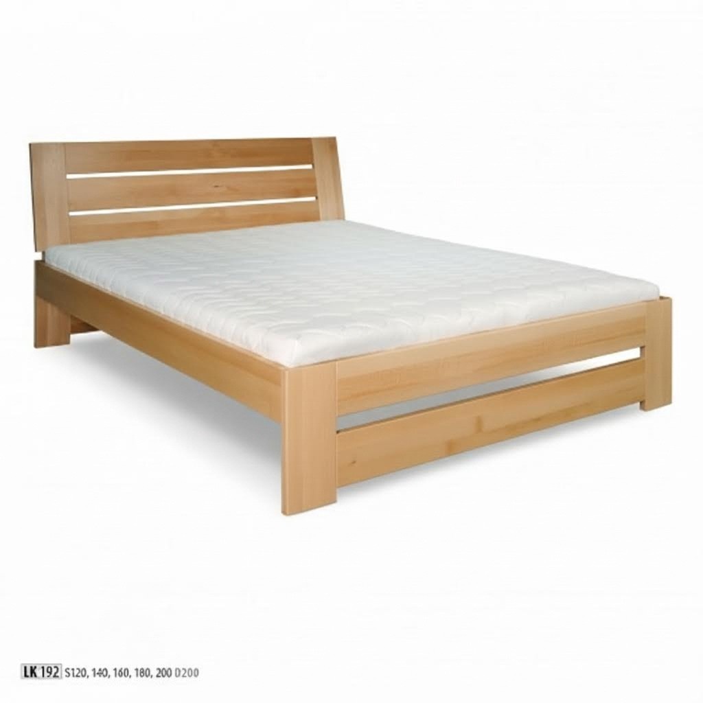 Wooden bed Real wood bed beds bedroom hotel 180x200 style solid furniture