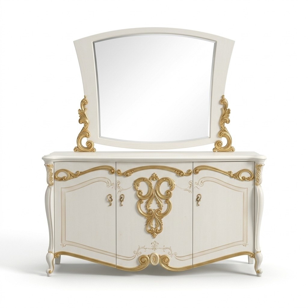 XXL Buffet Chest of Drawers Cupboard Dresser Console Classic Furniture Premium Living Room
