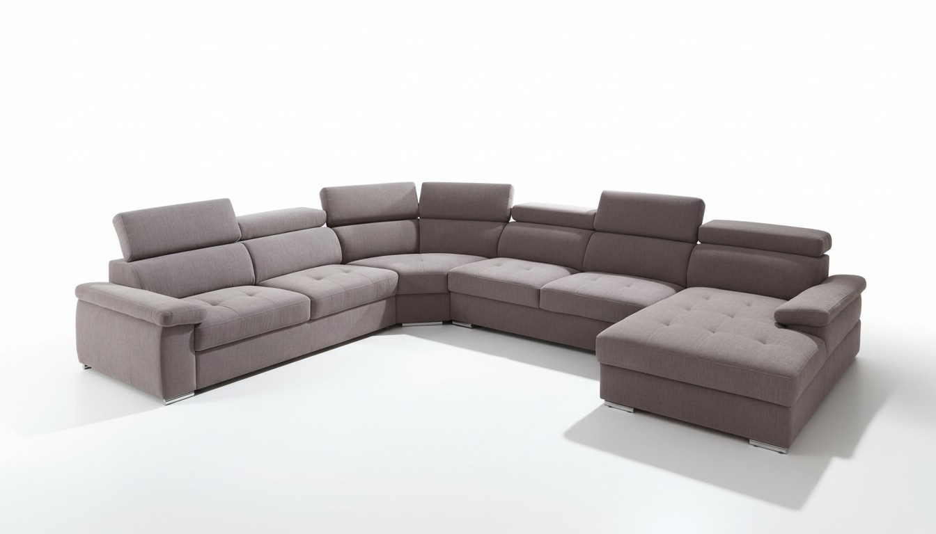 XXL Big Living Landscape Living Room Textile Sofa Cushion Couches Sofas Couch New