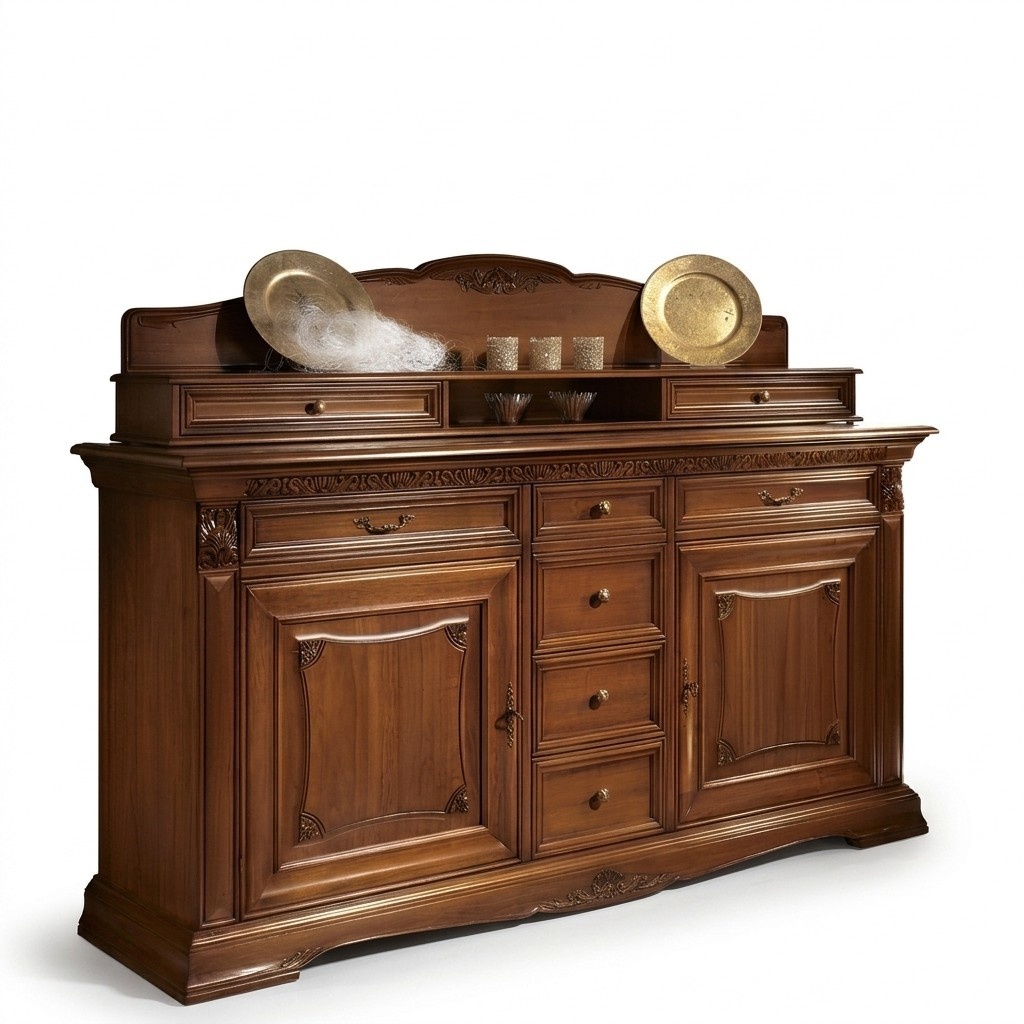 xxl Buffet Commode Chests of drawers Cupboard Baroque Rococo Sideboard Console Shelf Real Wood