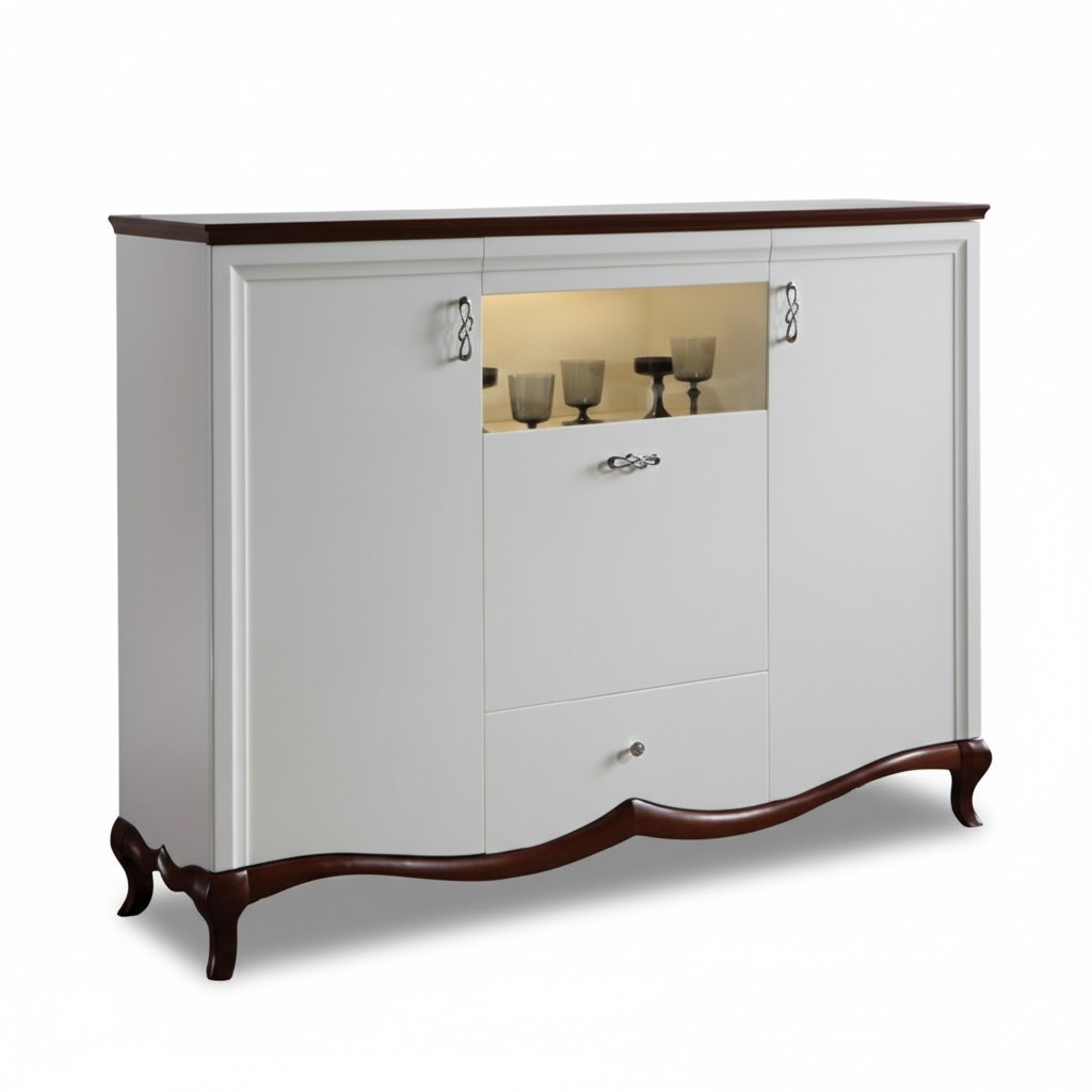 XXL Designer Bar Cabinet Showcase Dressers Cupboard Big New Dresser MIKBD