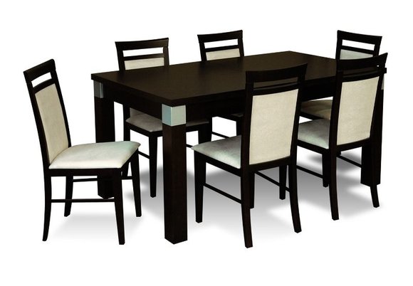 Dining set dining table table with 6 x chairs model Z06