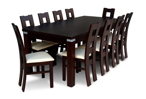 Dining set dining table table with 10 x chairs model Z09