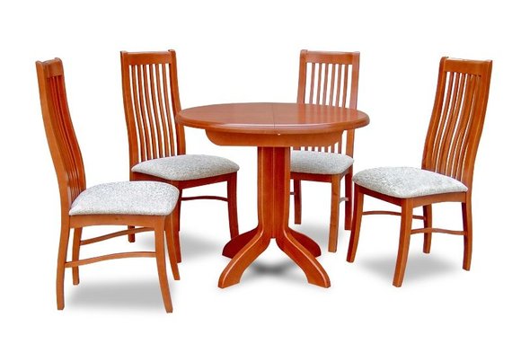Dining set dining table table with 4 x chairs model Z13