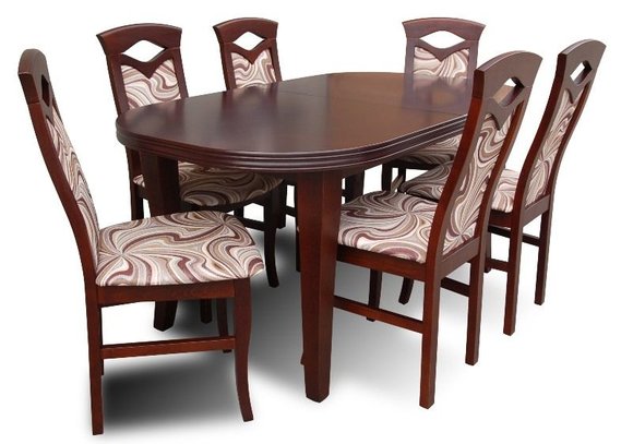 Dining set dining table table with 6 x chairs Model
