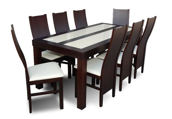 Dining set dining table table with 8 x chairs model Z36