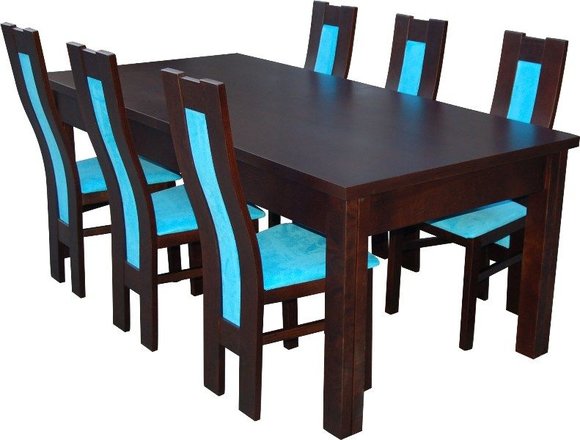 Dining set dining table table with 6 x chairs model Z41
