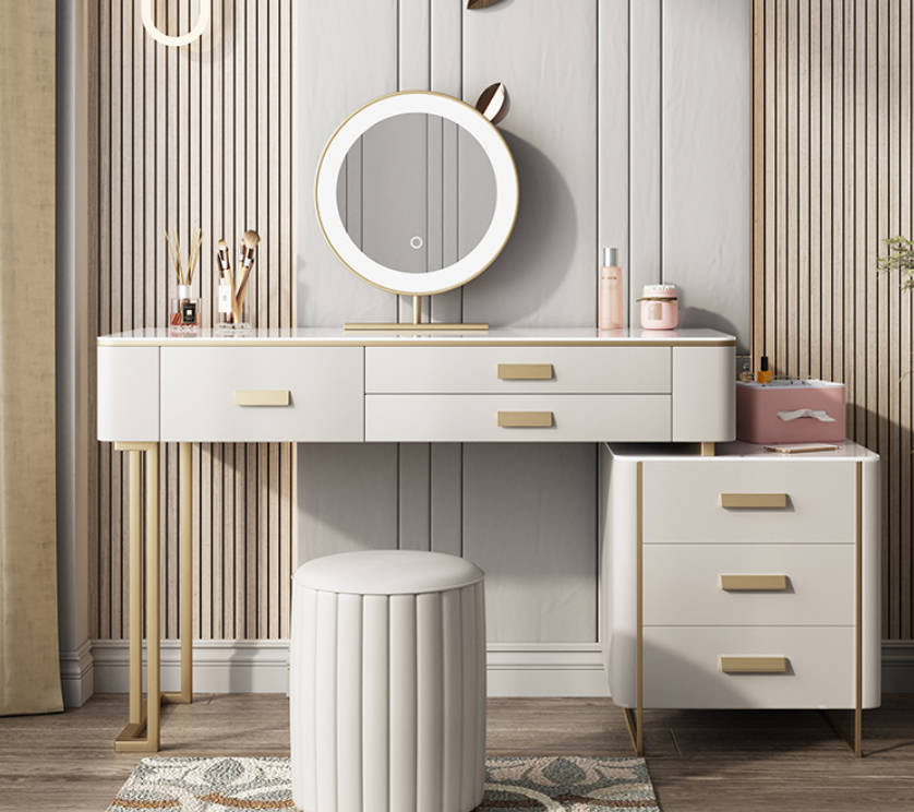 Bedroom dressing table Dressing table Cosmetic table Mirror drawers