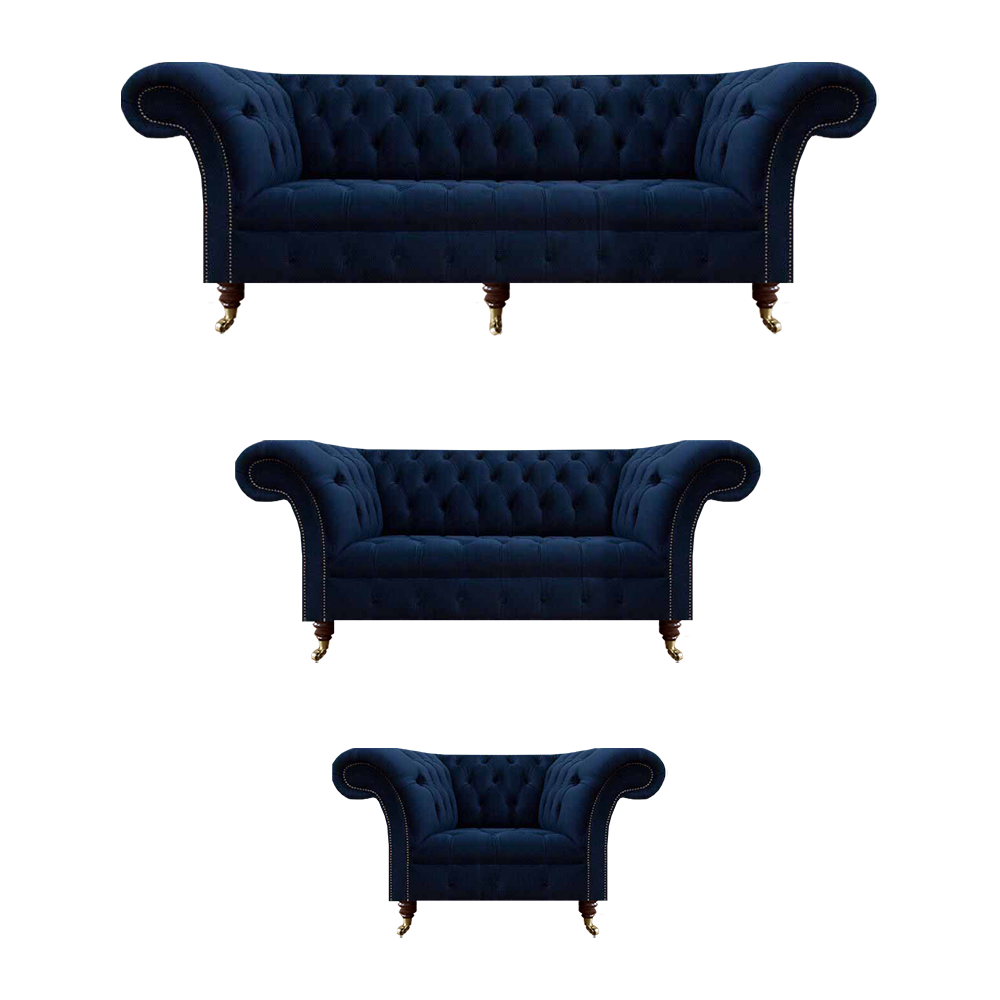 Living room complete furniture 3pcs sofas couch luxury armchairs textile furnishings