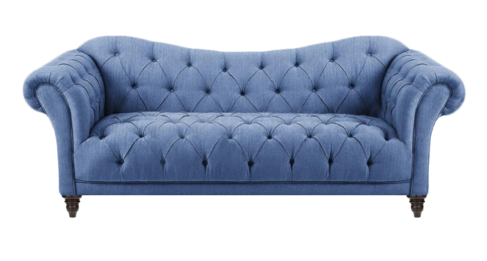Living room sofa two seater couch Chesterfield designer upholstered furniture new