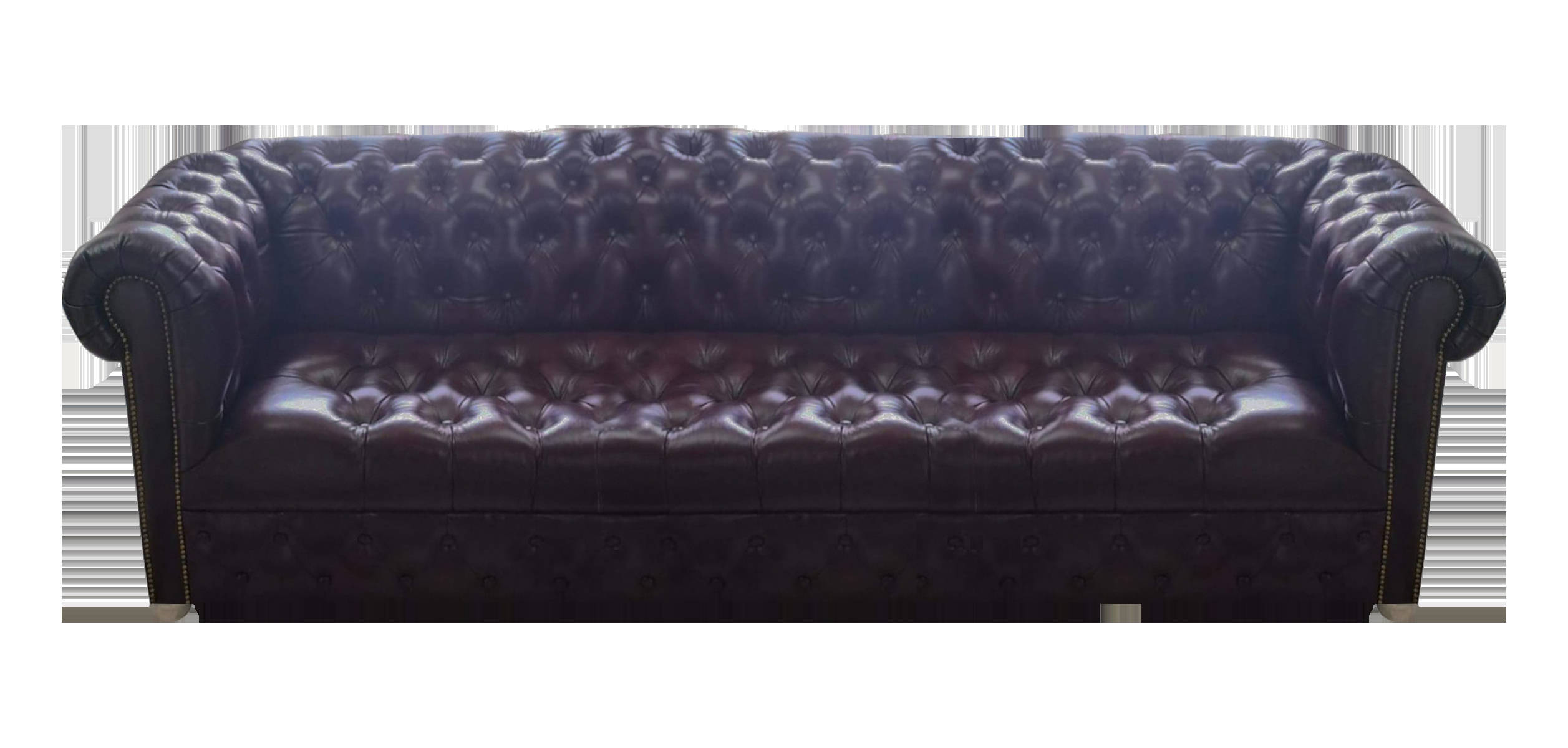 Living room four seater sofa couch leather luxury brown furnishings upholstered furniture