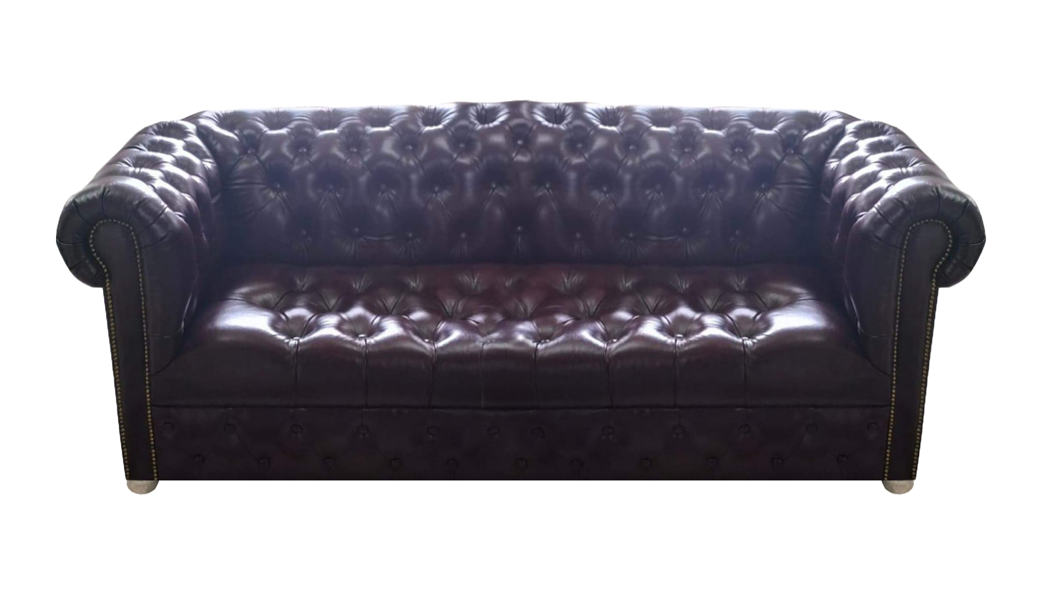 Brown upholstered furniture living room luxury sofa three seater couch furnishings