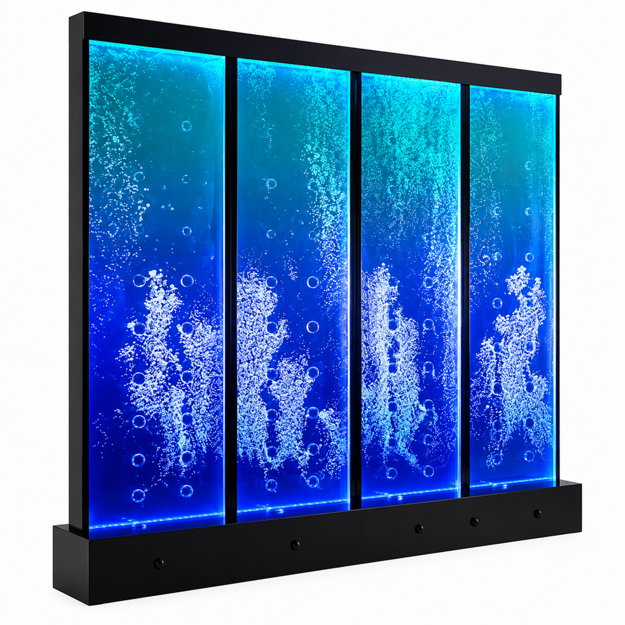Modern partition wall water walls LED water wall illuminated wall columns 120x240cm