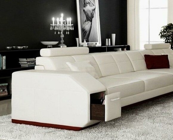 Living area sofa couch fabric upholstery leather sofas corner corner new textile EbernW