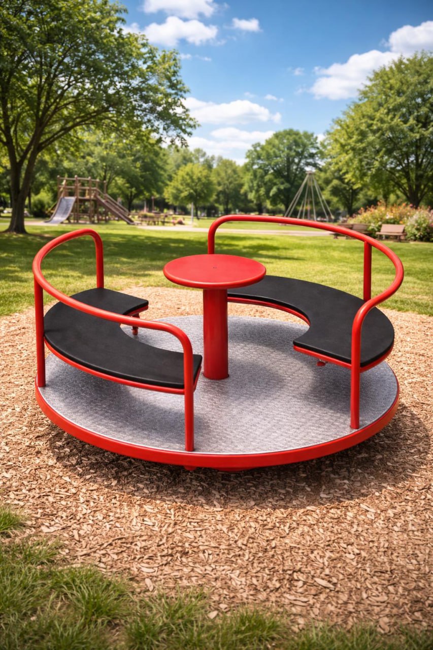Merry-Go-Round Playground equipment children\'s carousel turntable ring rides