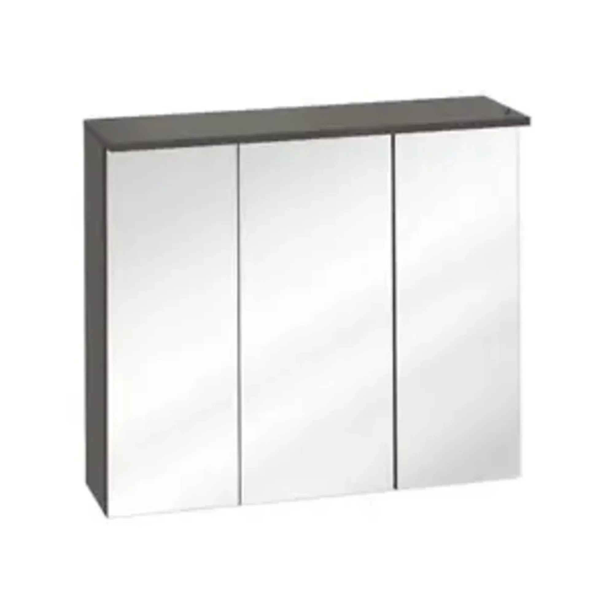Spiegelschrank Badezimmerschrank mit Spiegel 80 cm LED Beleuchtung Neu On Stock