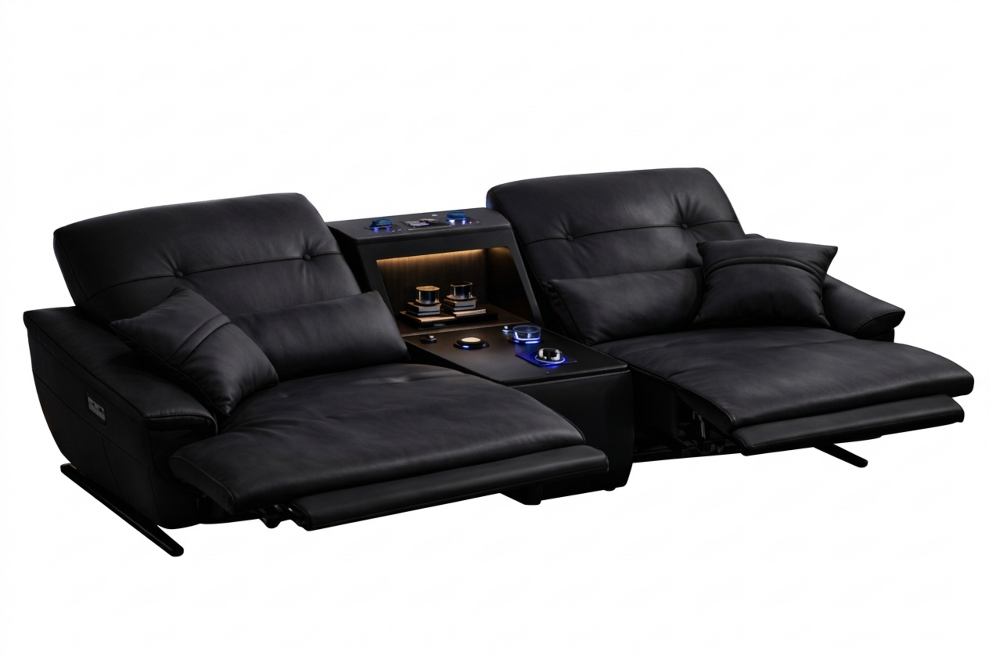Relax Sofa Multimedia Couch Entertainment Leather Sofa Home Theater Adjustable