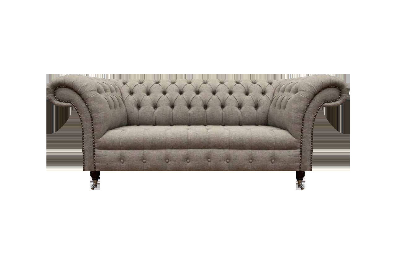 Upholstered furniture living room three seater sofa couch textile furnishings Chesterfield