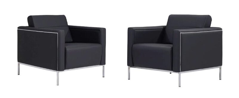 Armchair 1-Seater Modern Leather Upholstered Design Couch Luxury Seating Furniture