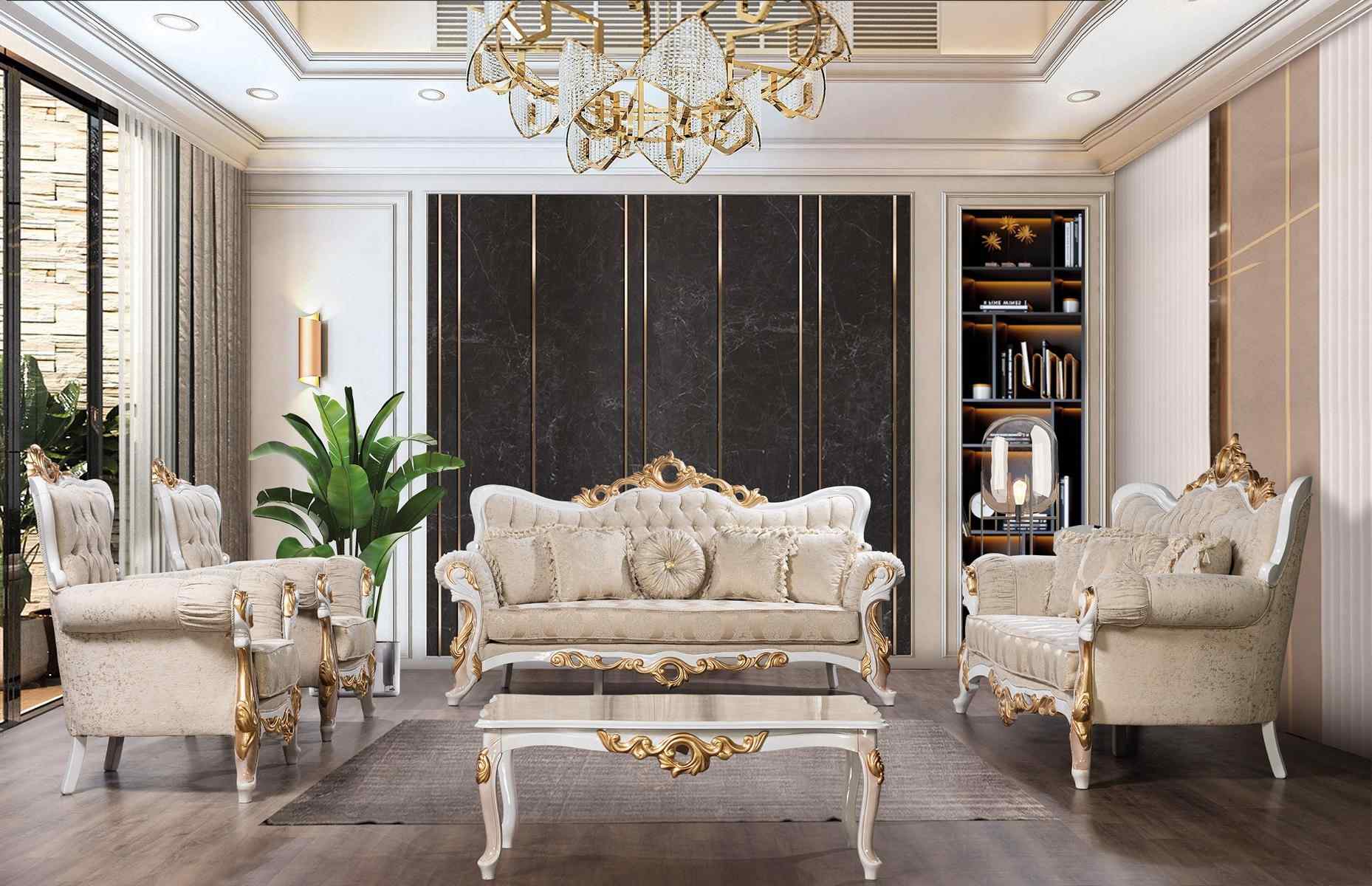 Sofa Set 3311 Seat Set Design Sofa Upholstery Couches Classic Coffee table