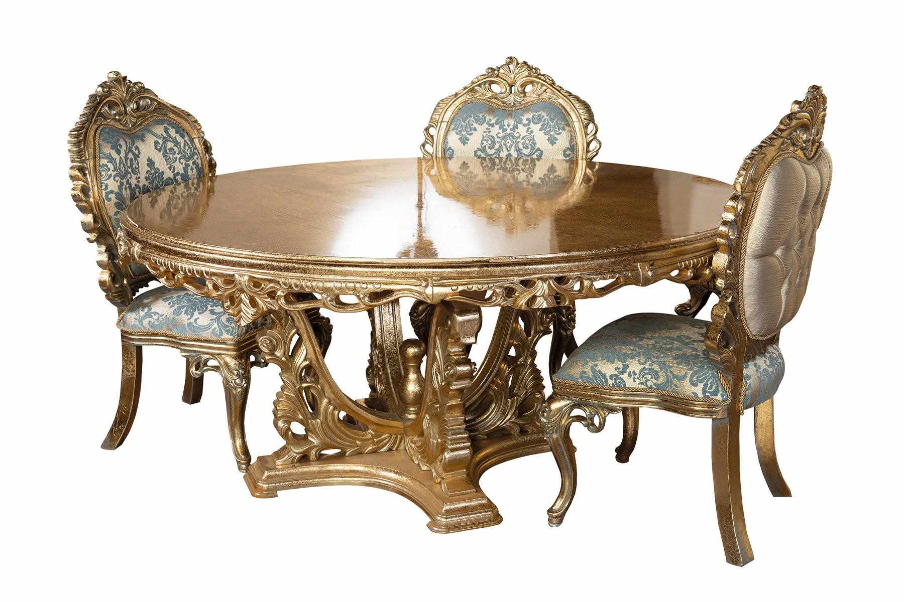 Complete Set Dining Table + 4 Chairs Dining Room Set Dining Group Table Tables 5tlg