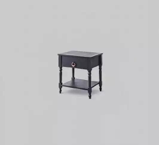 Modern Bedside Table Grey Wooden Furniture Bedroom Design Night Consoles
