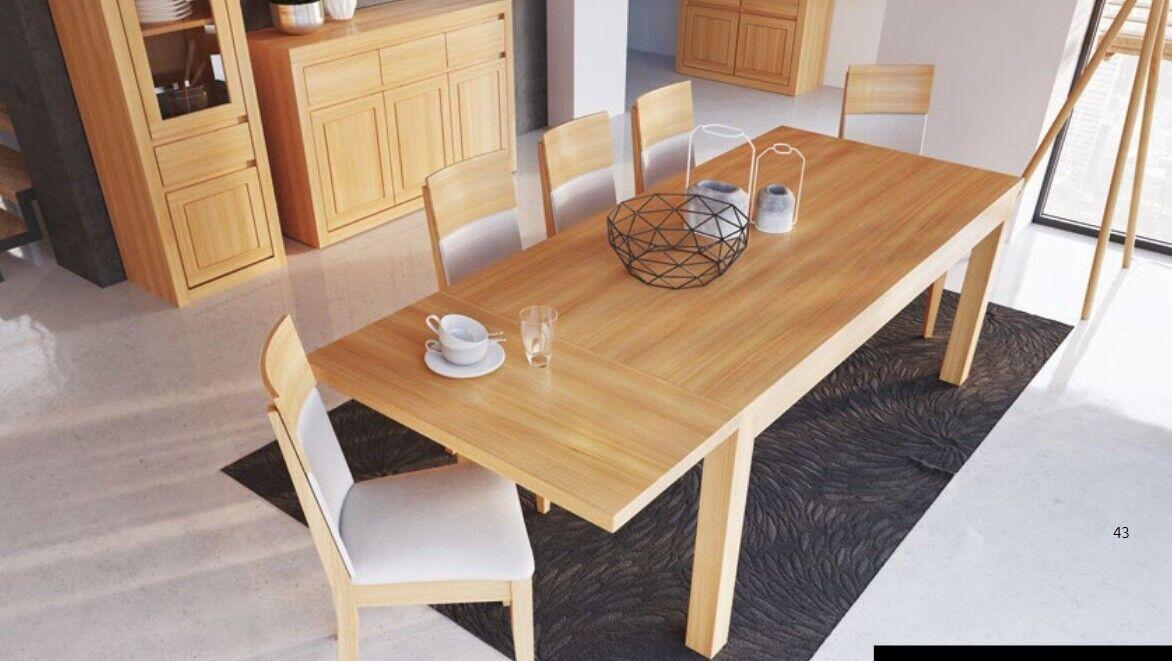 Dining room set complete set 7-piece table solid wood furniture new