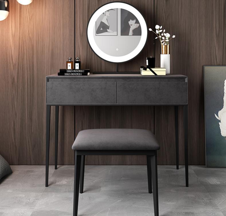 Gray dressing table designer dressing table drawers cosmetic chest of drawers