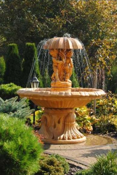Fountain garden pond fountain 176cm stone fountain garden fountain Fontaine New