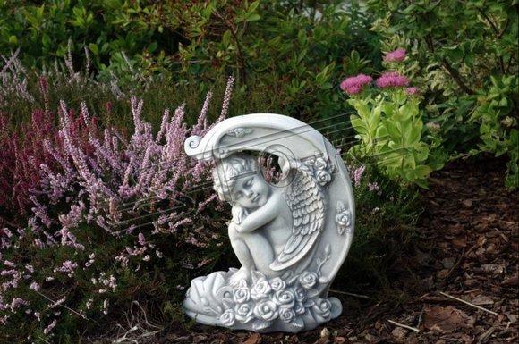 Grave decoration grave stone decoration angel figure sculpture god holy 40cm S101186