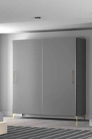 Closet material wood closet closet wood closet new grey