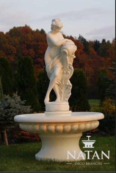 Ornamental Fountain Figure 196cm Fountain Decoration Garden Fontaine Pond